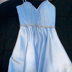 light blue homecoming dress